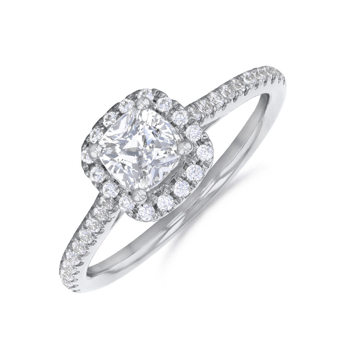 3 Carat Princess Halo 2024 Engagement Ring