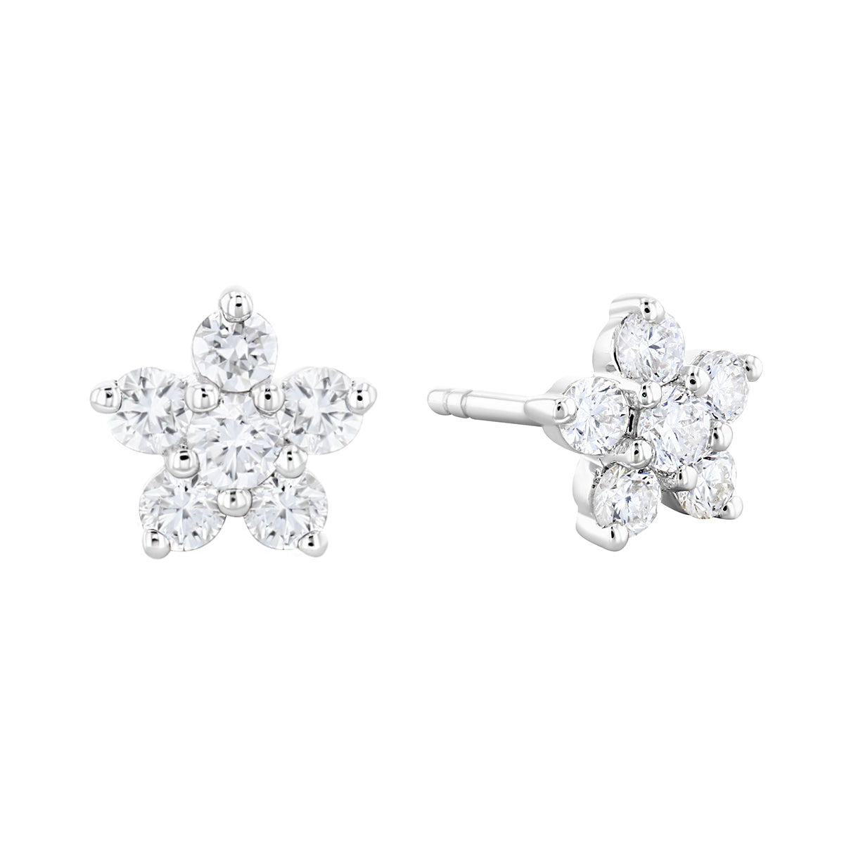 Diamond deals snowflake earrings