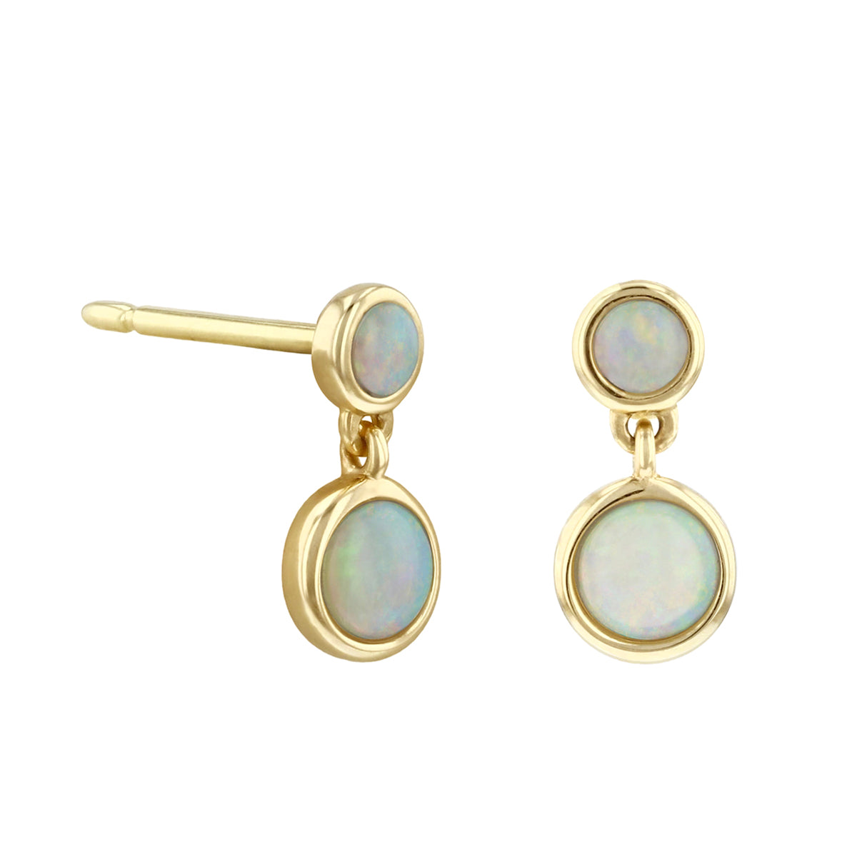 Opal deals earrings gold