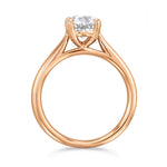 1.20ct Ophelia Round Brilliant Cut Diamond Solitaire Engagement Ring | 18ct Rose Gold