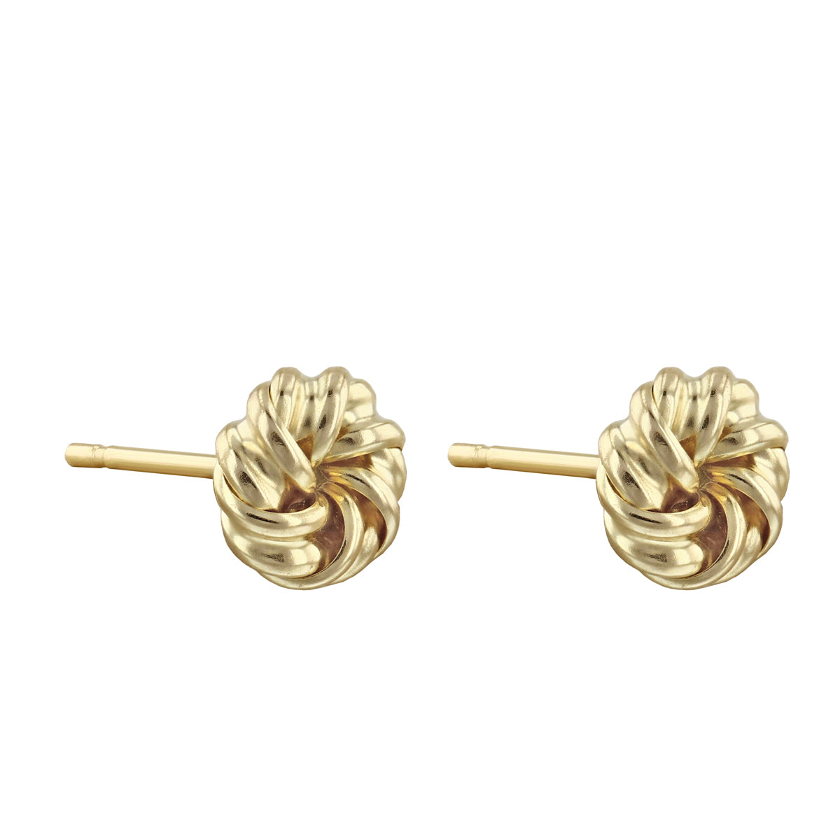 Two tone love knot on sale earrings